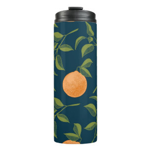 Bouteilles Isothermes Branches d'agrumes Arrière - plans foncés