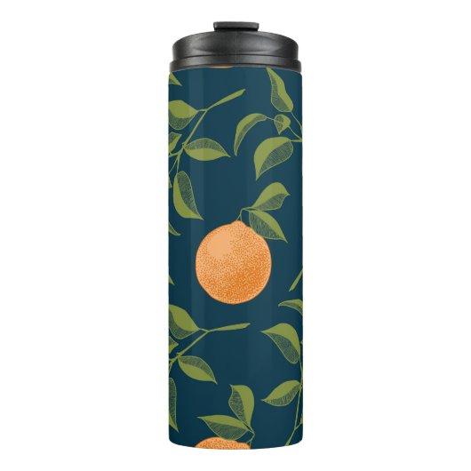 Bouteilles Isothermes Branches d'agrumes Arrière - plans foncés (Devant)