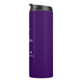 Bouteilles Isothermes Bridesmaid Cadeau Mariage Moderne Monogramme Nom C (Tourné sur la droite)