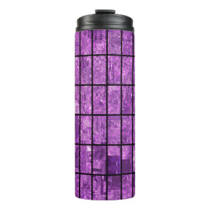 Bouteilles Isothermes Bright abstract mosaic violet background with glos