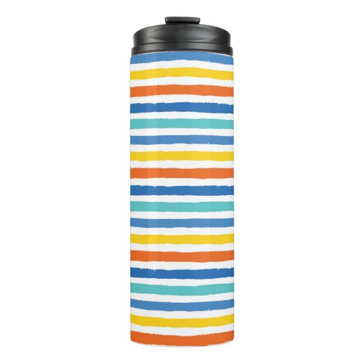 Bouteilles Isothermes Bright Beach Striped Motif (Devant)