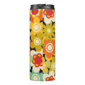 Bouteilles Isothermes Bright Colorful Retro Cute Floral Pattern (Dos)