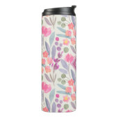 Bouteilles Isothermes Bright Pastels motif floral avec Monogramme (Tourné sur la gauche)