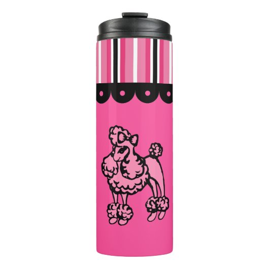 Bouteilles Isothermes Bright Pink Poodle Mug (Devant)