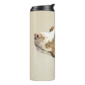 Bouteilles Isothermes Brittany Peinture - Cute Original Chien Art (Tourné sur la gauche)