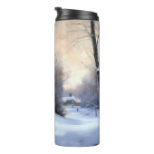 Bouteilles Isothermes Brittany Spaniel Laissez Neige Noël (Tourné sur la droite)