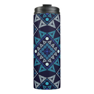 Bouteilles Isothermes Broderie ethnique Boho Motif sans couture