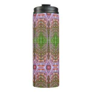 Bouteilles Isothermes Bronze & Feuille verte Ikat 17