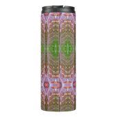 Bouteilles Isothermes Bronze & Feuille verte Ikat 17 (Dos)