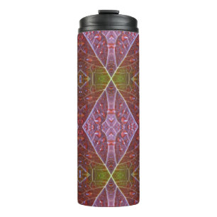 Bouteilles Isothermes Bronze & Feuille verte Ikat 20