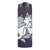 Bouteilles Isothermes Brosse à lait - Chats à couchage mignon (Devant)