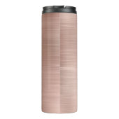 Bouteilles Isothermes Brossé Faux Rose Or Metallic (Dos)