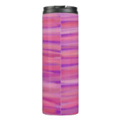 Bouteilles Isothermes Brosse rose et violet rayée (Dos)
