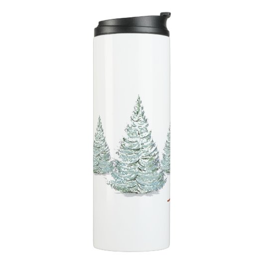 Bouteilles Isothermes Brown Deer under Snow Covered Spruce Trees   (Tourné sur la gauche)