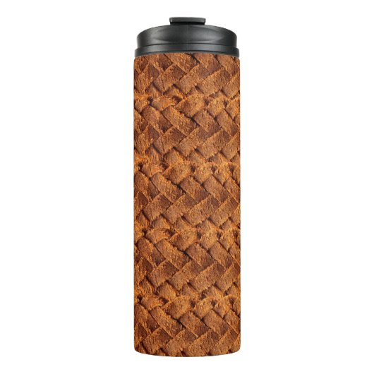 Bouteilles Isothermes Brown leather woven backgroundleather,brown,backgr (Devant)