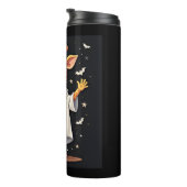 Bouteilles Isothermes Bruh Son Halloween drôle Dabbing Ghost Giraffe Lon (Tourné sur la droite)