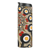 Bouteilles Isothermes Brunch Fractal Art Drôle Nourriture, Tomates, Oeuf (Tourné sur la droite)