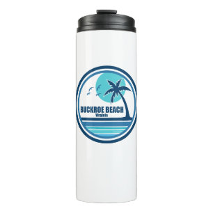 Bouteilles Isothermes Buckroe Beach Virginia Palm Tree Birds