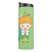 Bouteilles Isothermes Buddy l'Elf OMG Père Noël ! Je Le Connais ! (Tourné sur la droite)