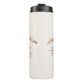 Bouteilles Isothermes Budget moderne pampas naturel herbe famille cadeau (Devant)