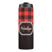Bouteilles Isothermes Buffalo Plaid Motif (Devant)