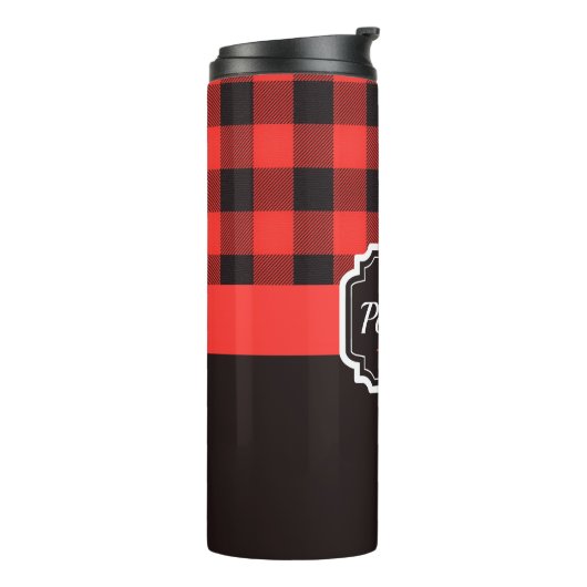 Bouteilles Isothermes Buffalo Plaid Motif (Tourné sur la gauche)