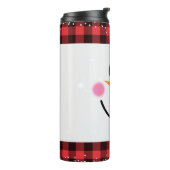 Bouteilles Isothermes Buffalo Plaid Snowman Face (Tourné sur la gauche)