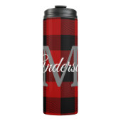 Bouteilles Isothermes Buffalo rouge abattu | Initiale personnelle | Cade (Devant)