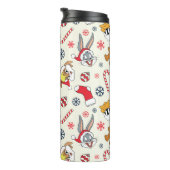 Bouteilles Isothermes BUGS BUNNY™, DAFFY DUCK™ & Lola Christmas Pattern (Tourné sur la droite)