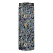 Bouteilles Isothermes Bugs de Doodle sur le gris de latte (Dos)