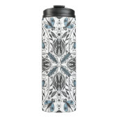 Bouteilles Isothermes Bugs, noir et bleu (Devant)