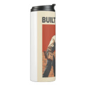 Bouteilles Isothermes Built To Last Mason Construction Worker Art - Prof (Tourné sur la gauche)
