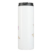 Bouteilles Isothermes Buisson de papillon magenta (Dos)