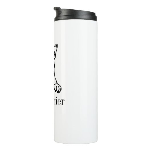 Bouteilles Isothermes Bull Terrier (Tourné sur la droite)