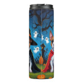 Bouteilles Isothermes Bull Terrier Chiens Citrouille Halloween Funny (Dos)