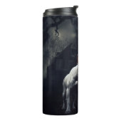 Bouteilles Isothermes Bull Terrier Halloween effroi (Tourné sur la gauche)