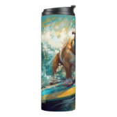 Bouteilles Isothermes Bulldog Beach Surf Peinture (Tourné sur la gauche)