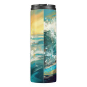 Bouteilles Isothermes Bulldog Beach Surf Peinture (Dos)