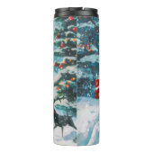 Bouteilles Isothermes Bulldog équitation moto Noël (Dos)