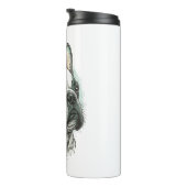 Bouteilles Isothermes bulldog français (Tourné sur la droite)