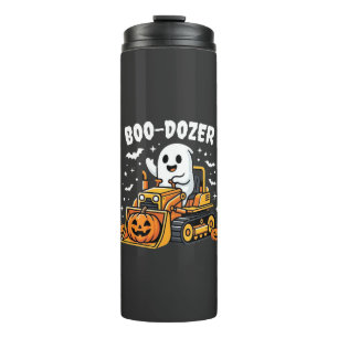 Bouteilles Isothermes Bulldozer fantôme Halloween Boo Dozer_1