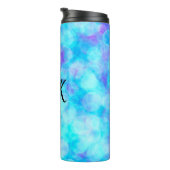 Bouteilles Isothermes Bulles de Bokeh bleu et violet (Tourné sur la droite)