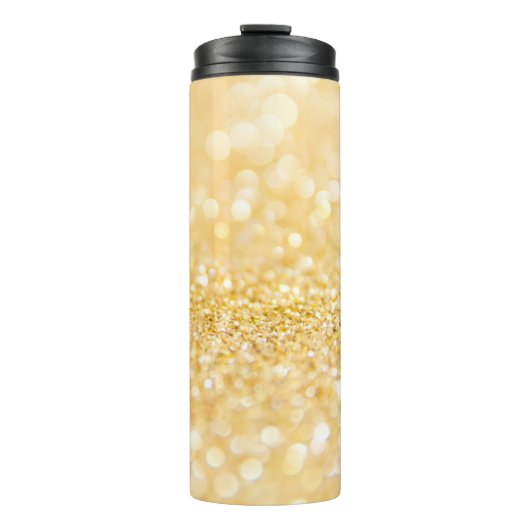 Bouteilles Isothermes Bulles D'Or Et Sable (Devant)