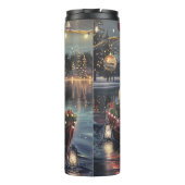 Bouteilles Isothermes Bullmastiff Noël Festive Voyage (Dos)