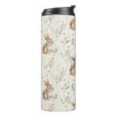 Bouteilles Isothermes Bunny Rabbits Daisy Flowers (Tourné sur la gauche)