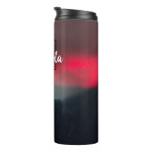 Bouteilles Isothermes Burning clouds, fog and mountains monogram in sky (Tourné sur la droite)