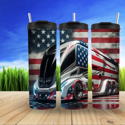 Bouteilles Isothermes Bus futuriste américain