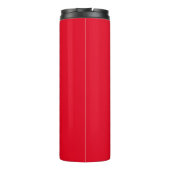 Bouteilles Isothermes Business Modern Rouge Noir 3 Lettre Monogramme Log (Dos)