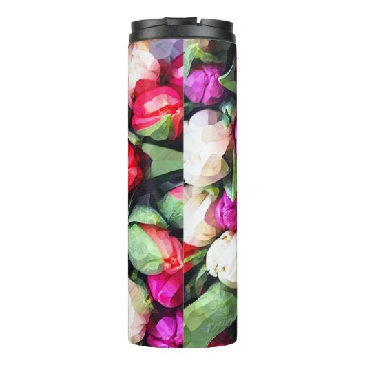 BOUTEILLES ISOTHERMES BUTTON ROSES (Dos)