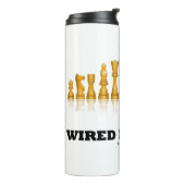 Bouteilles Isothermes Câblé Pour Les Échecs Reflectifs Jeu D'Échecs (Tourné sur la gauche)